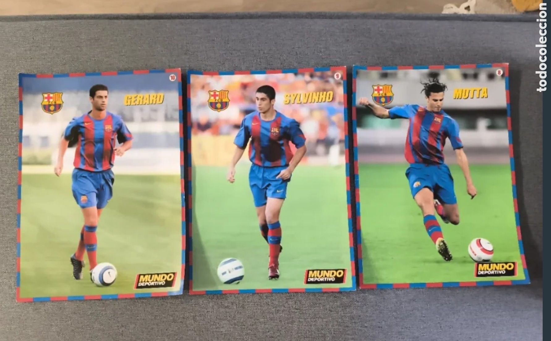Coleccionismo deportivo: P&oacute;sters jugadores del Bar&ccedil;a - Foto 3