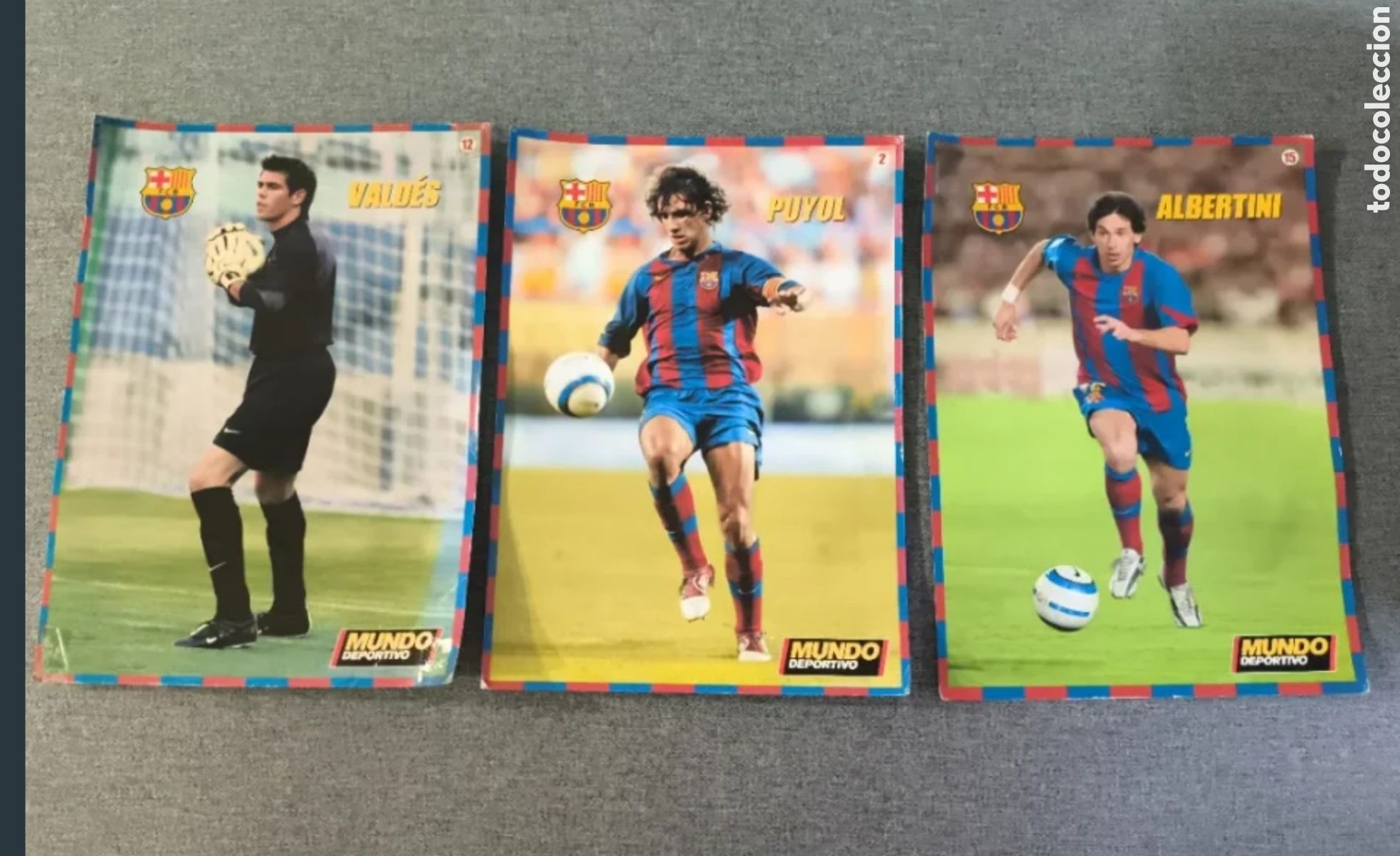 Coleccionismo deportivo: P&oacute;sters jugadores del Bar&ccedil;a - Foto 4