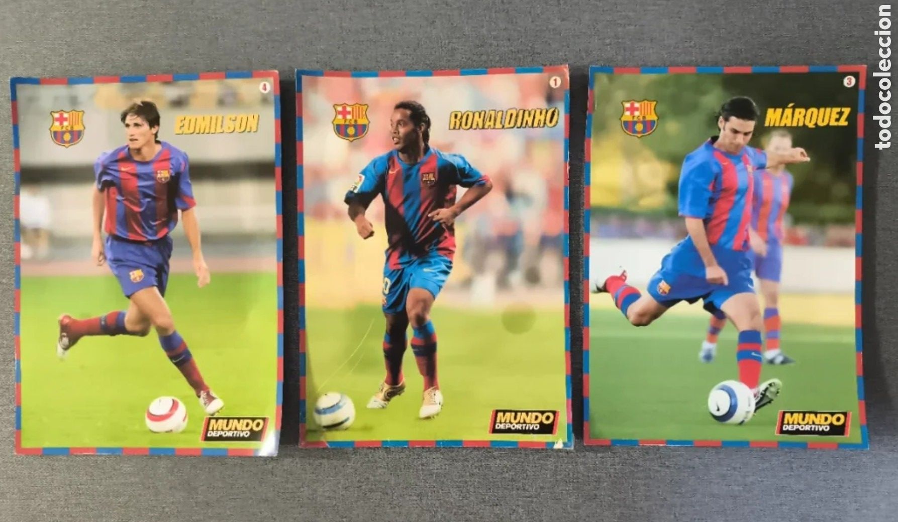 Coleccionismo deportivo: P&oacute;sters jugadores del Bar&ccedil;a