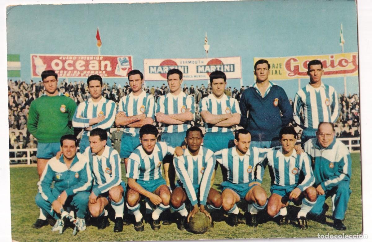 Coleccionismo deportivo: Equipo del R.C.D. Espa&ntilde;ol* Ed. C. y P. serie II n&ordm; 5004. Meds: 102x149 mms. A&ntilde;o 60 Sin circular