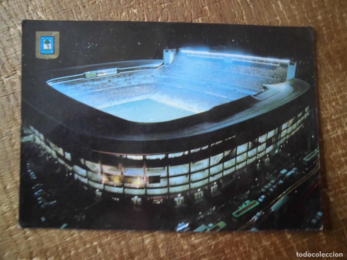 Coleccionismo deportivo: POSTAL MADRID ESTADIO SANTIAGO BERNABEU DOM&Iacute;NGUEZ ESCUDO DE ORO