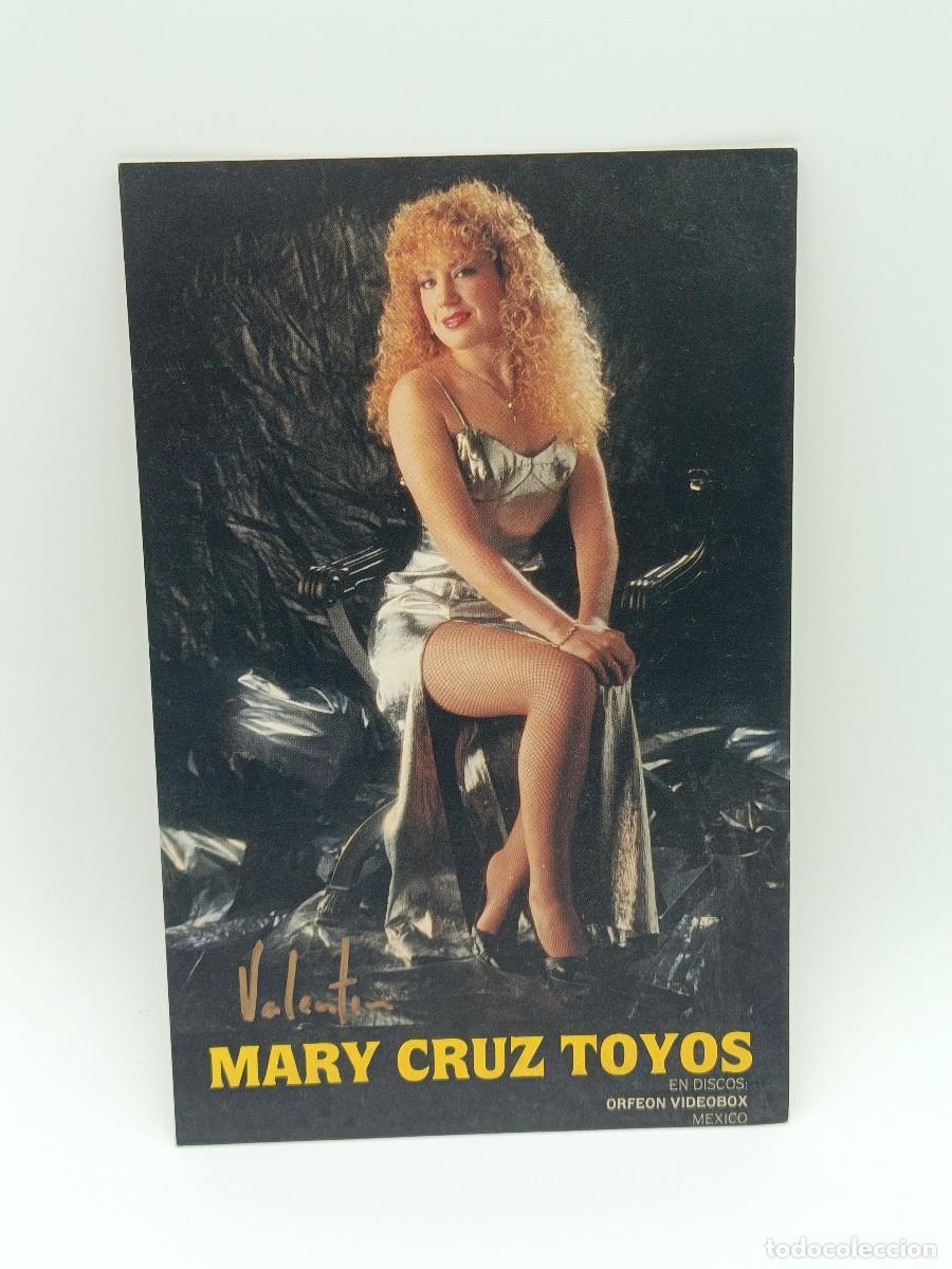 Coleccionismo deportivo: POSTAL MARY CRUZ TOYOS. CON DEDICATORIA Y AUTOGRAFO.
