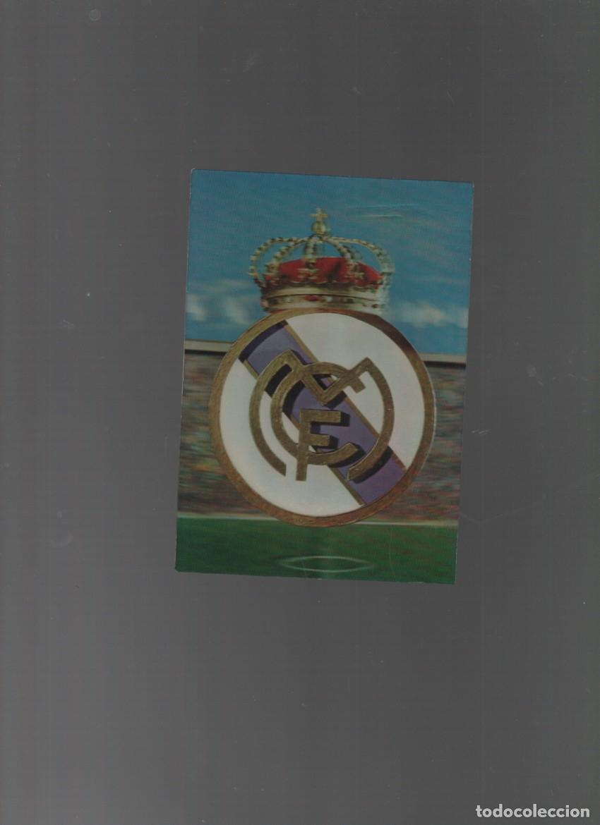 Coleccionismo deportivo: REAL MADRID CLUB DE FUTBOL. ESCUDO DEL CLUB . POSTAL 3D RIGIDA. ESCUDO DE ORO, R-384