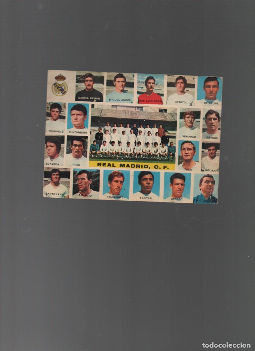 Coleccionismo deportivo: REAL MADRID, C. F. POSTAL 316: PLANTILLA DEL EQUIPO DE FUTBOL, TEMPORADA 1972-1973