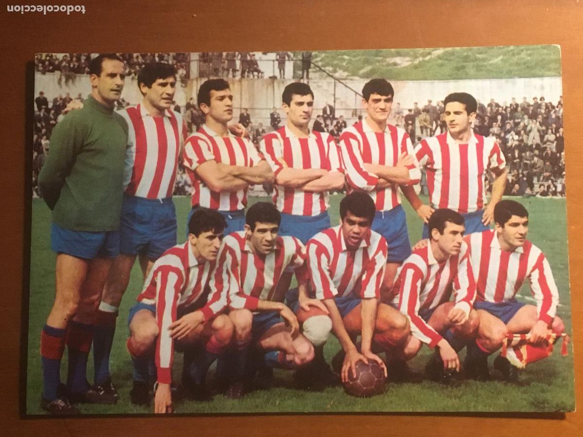 Coleccionismo deportivo: atletico de madrid postal original antigua oscarcolor oscar color perfecto estado