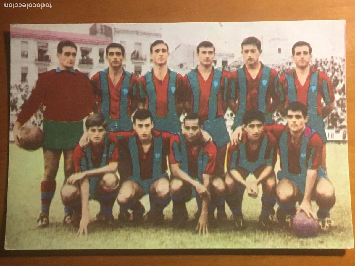 Coleccionismo deportivo: levante union deportiva postal original antigua tarjefher perfecto estado
