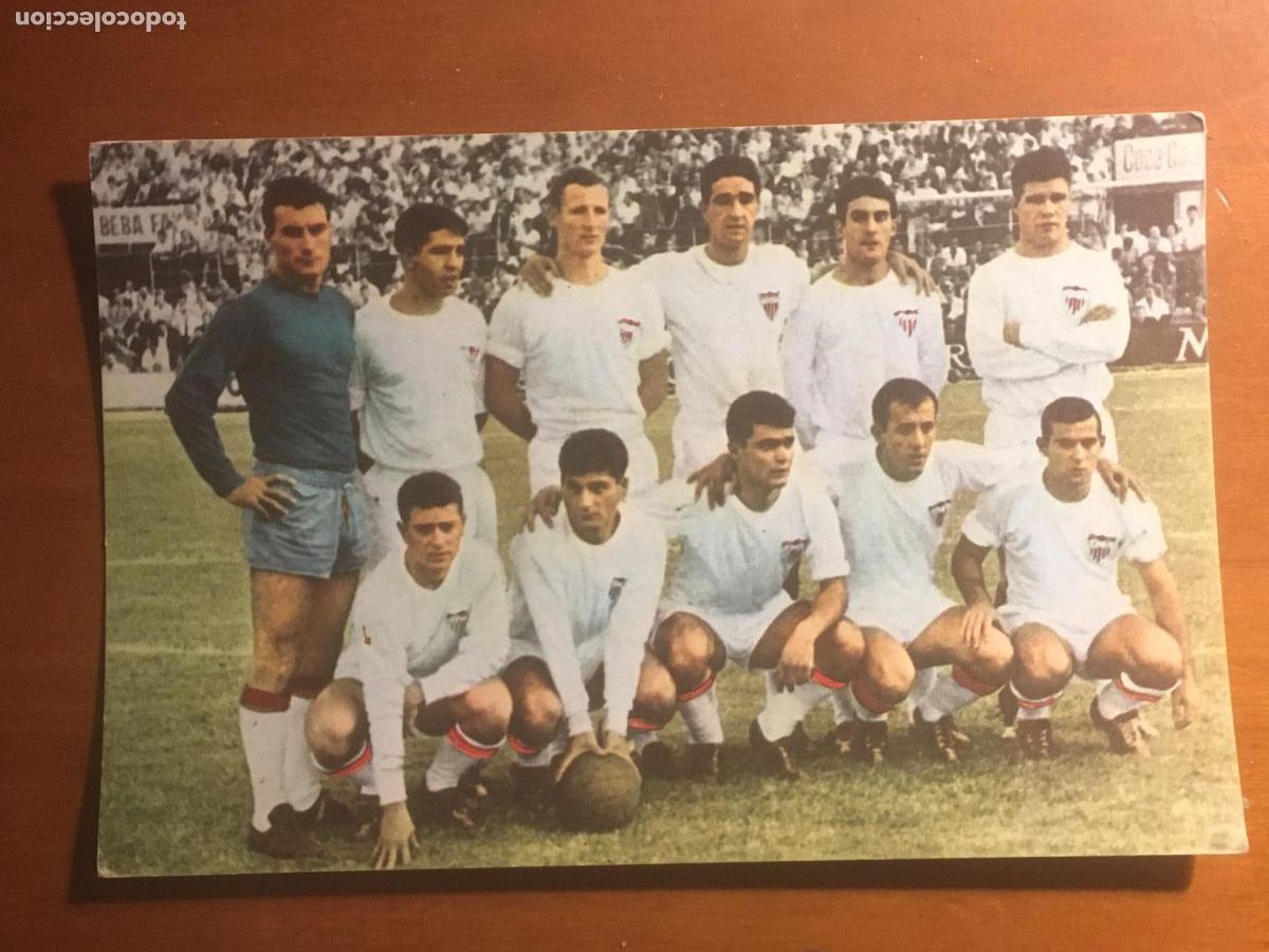 Coleccionismo deportivo: sevilla club futbol postal original antigua tarjefher perfecto estado