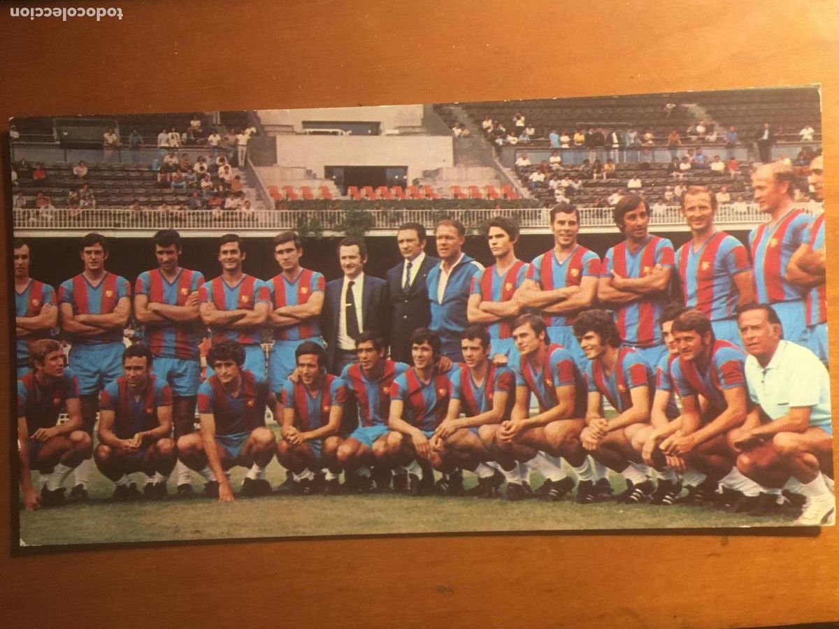 Coleccionismo deportivo: futbol club barcelona postal original antigua perfecto estado 1972