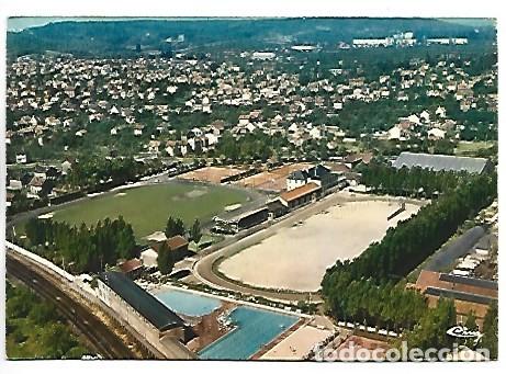 Coleccionismo deportivo: ESTADIO / STADE / STADIO / STADION / STADIUM.- &rdquo; VUE AERIENNE ET PISCINE &rdquo;.- ERMONT - FRANCIA