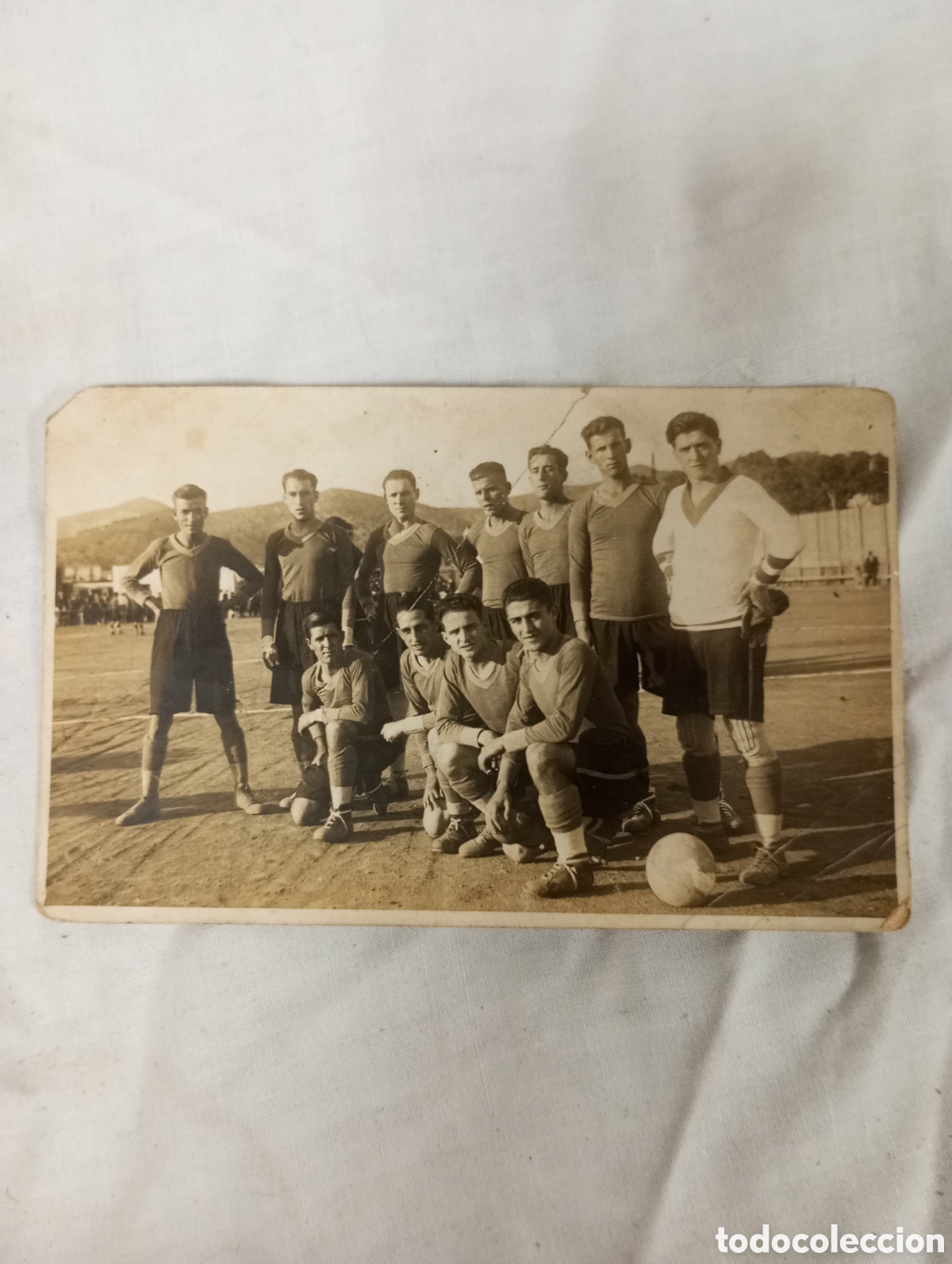 Coleccionismo deportivo: Foto postal futbol Sant Just Desvern