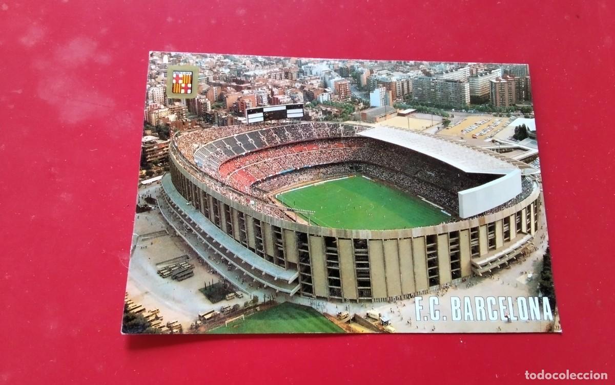Coleccionismo deportivo: F.C. BARCELONA POSTAL ESTADIO CAMP NOU ANTIGUA