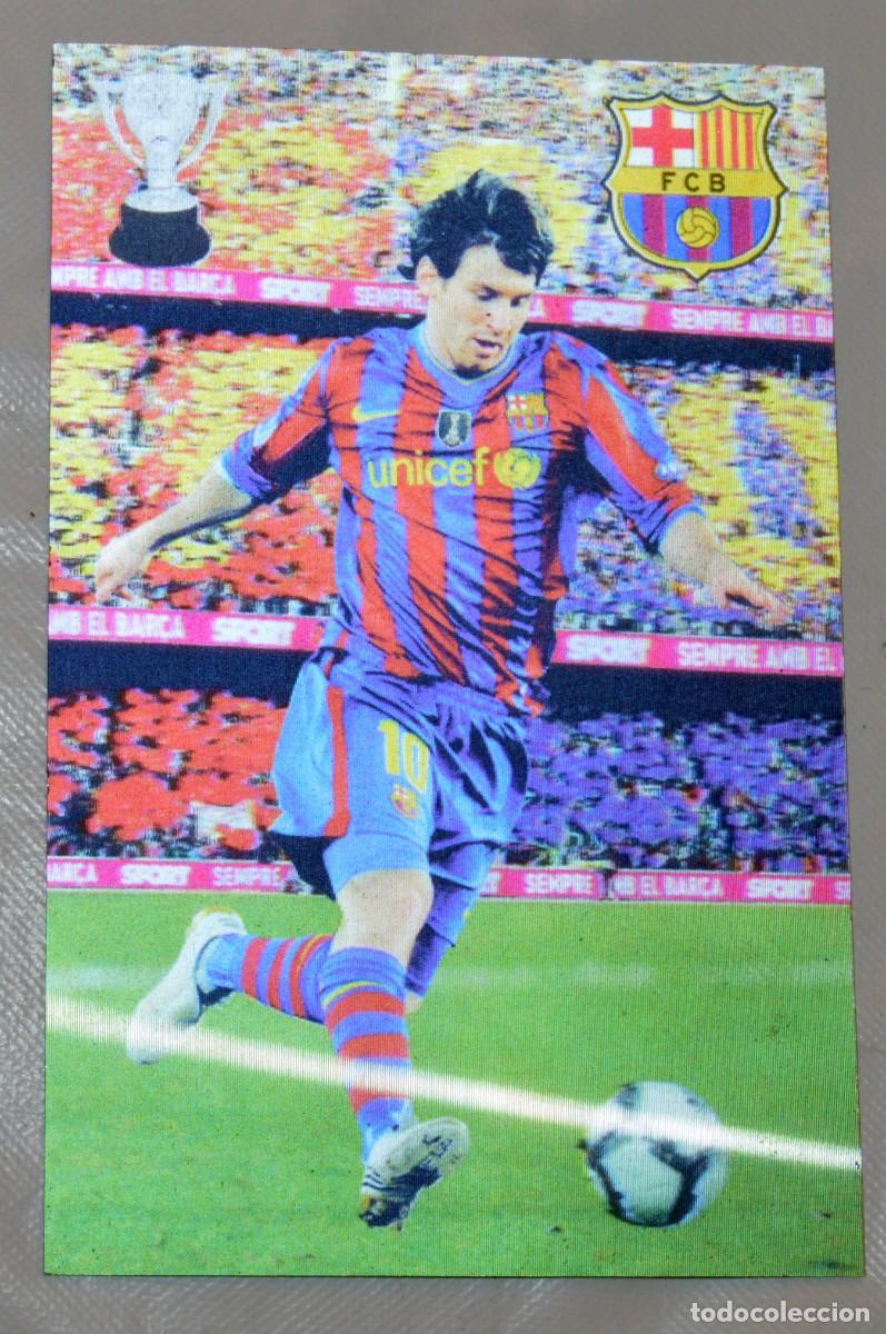 Coleccionismo deportivo: LIONEL MESSI - POSTAL 3D - 20 X 13 CMS