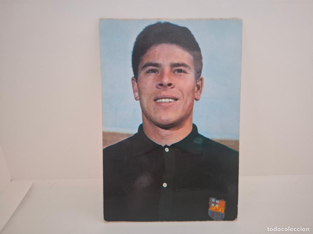 Coleccionismo deportivo: POSTAL C.F. BARCELONA - REINA - FOTO: SEGU&Iacute;