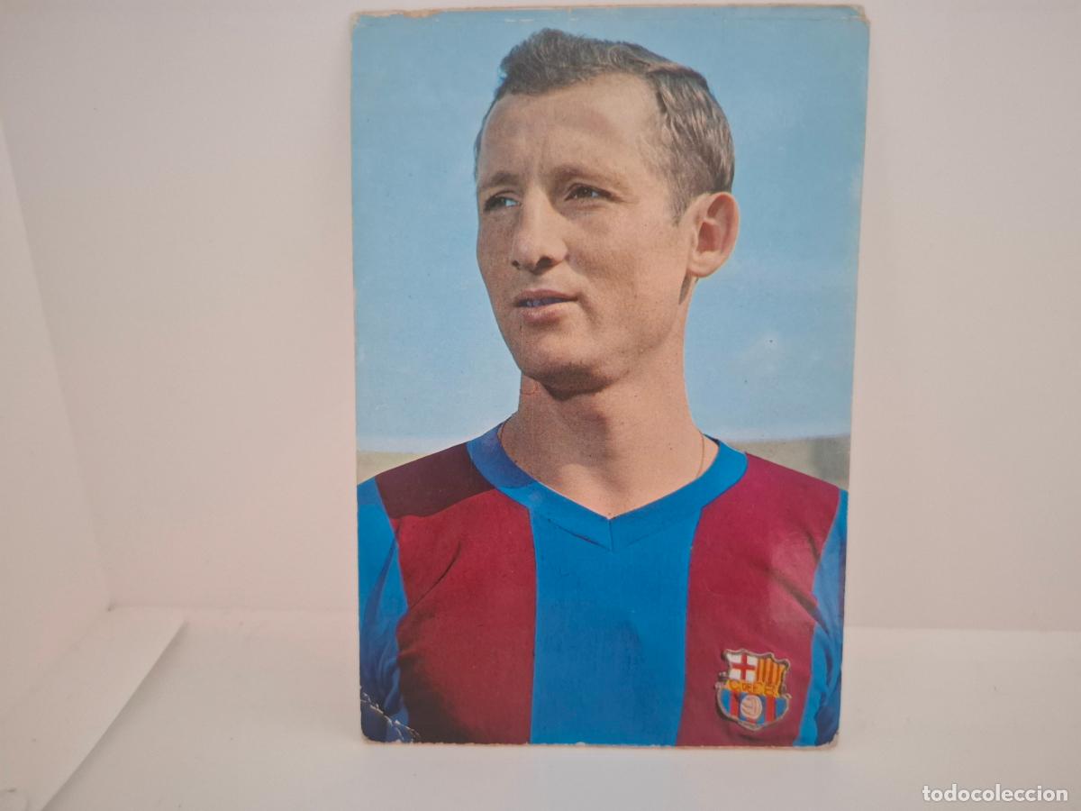 Coleccionismo deportivo: POSTAL C.F. BARCELONA - GALLEGO - FOTO: SEGU&Iacute;