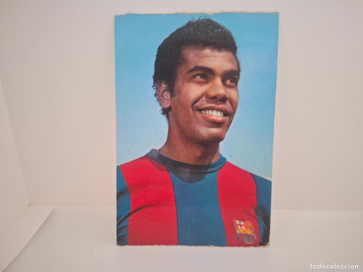 Coleccionismo deportivo: POSTAL C.F. BARCELONA - MENDOCA - FOTO: SEGUI