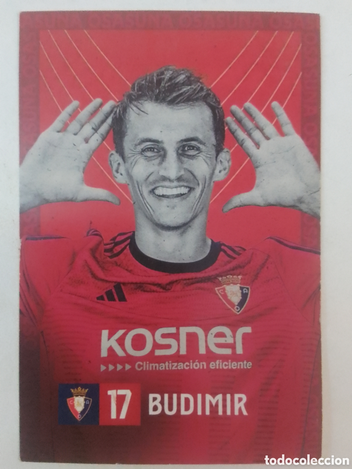 Coleccionismo deportivo: Postal Budimir &bull; Osasuna.