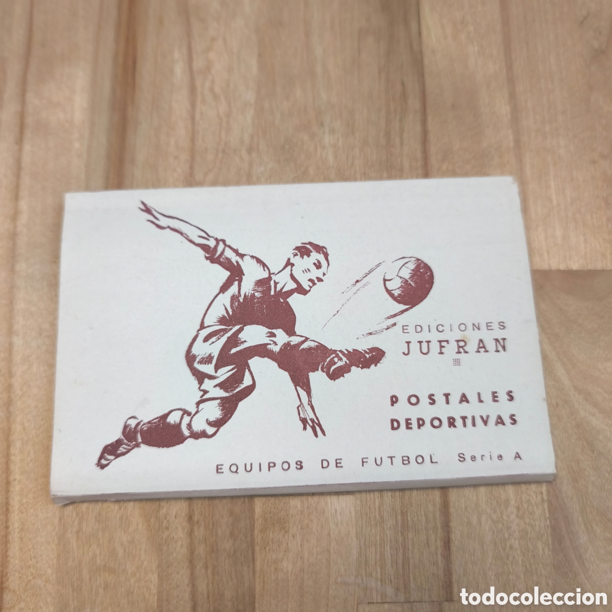 Coleccionismo deportivo: Postales deportivas ediciones Jufran serie A completa 8 postales