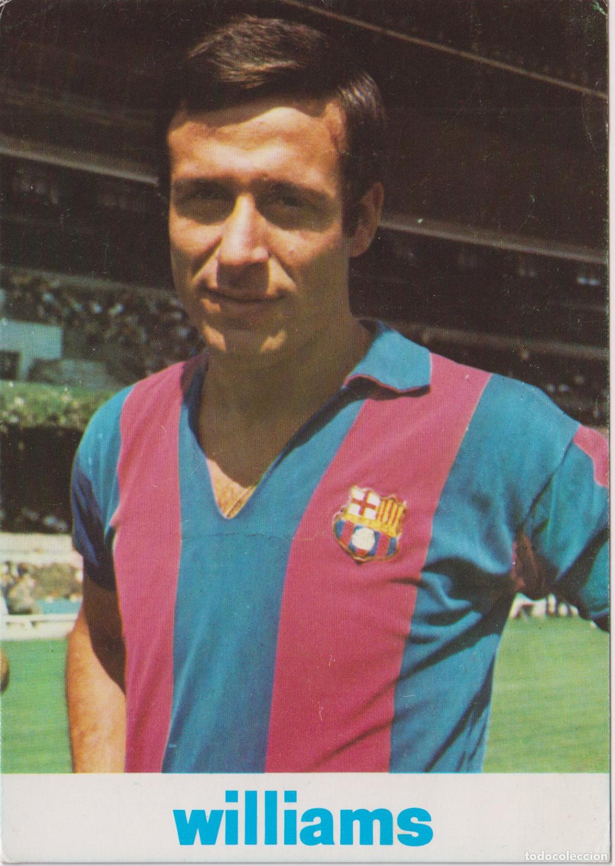 Coleccionismo deportivo: CROMO JUGADOR DEL F.C.BARCELONA: LUIS PUJOL CODINA - WILLIAMS