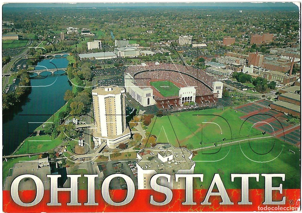 Coleccionismo deportivo: OHIO STATE UNIVERSITY ESTADIO FUTBOL POSTAL ANTIGUA J2