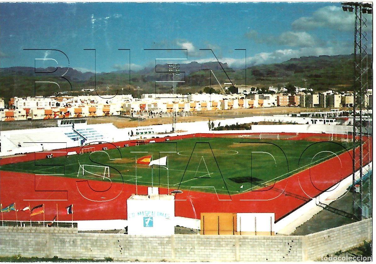 Coleccionismo deportivo: MASPALOMAS MUNICIPAL SAN FERNANDO CD MASPALOMAS ESTADIO FUTBOL POSTAL ANTIGUA J1