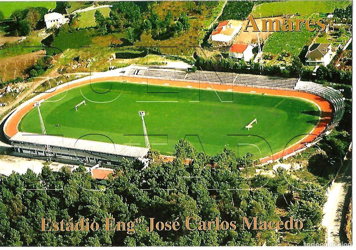 Coleccionismo deportivo: FC AMARES JOSE CARLOS MACEDO ESTADIO FUTBOL POSTAL ANTIGUA J6