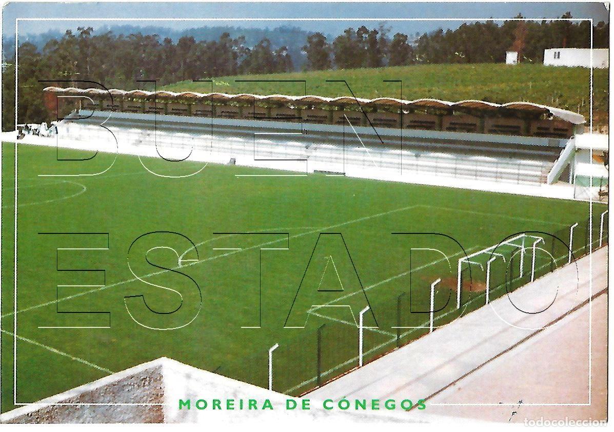 Coleccionismo deportivo: MOREIRENSE FC MOREIRA DE CONEGOS COMENDADOR JOAQUIM ALMEIDA FREITAS ESTADIO FUTBOL POSTAL ANTIGUA J6