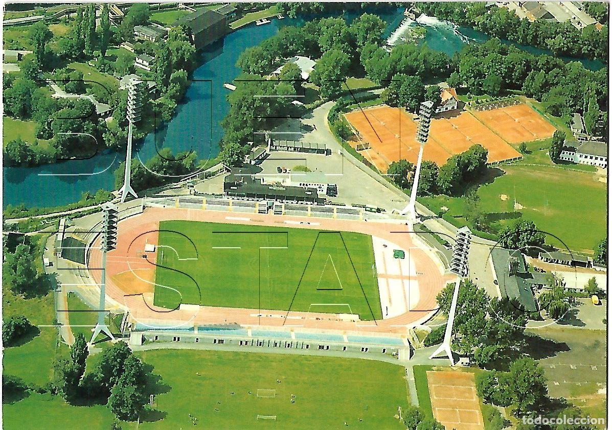 Coleccionismo deportivo: JENA ERNST ABBE SPORTFELD FC CARL ZEISS JENA ESTADIO FUTBOL POSTAL ANTIGUA J6
