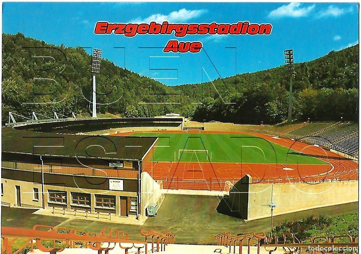 Coleccionismo deportivo: ERZGEBIRGSSTADION AUE FC Erzgebirge Aue ESTADIO FUTBOL POSTAL ANTIGUA J6