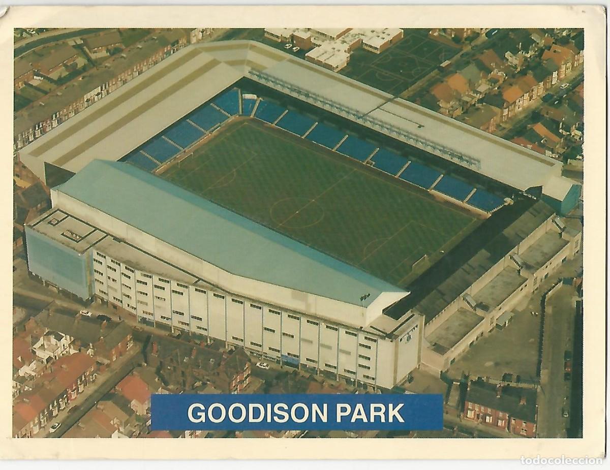 Coleccionismo deportivo: EVERTON FC GOODISON PARK ESTADIO FUTBOL POSTAL ANTIGUA M48