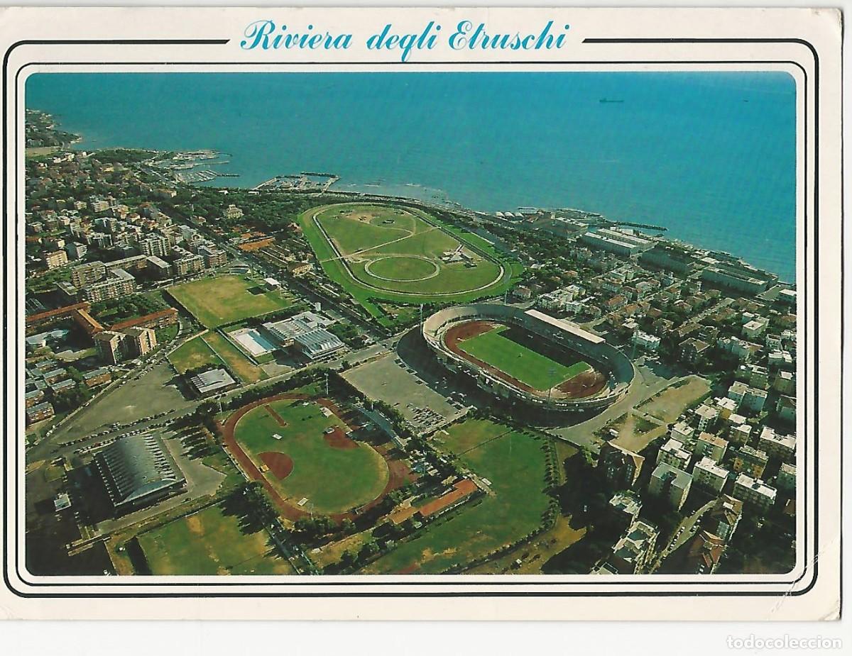 Coleccionismo deportivo: LIVORNO IMPIANTI SPORTIVI ESTADIO FUTBOL POSTAL ANTIGUA M48