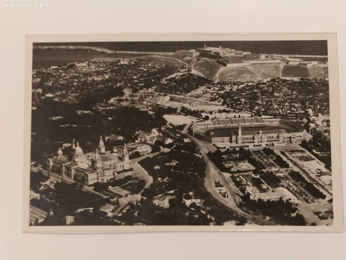 Coleccionismo deportivo: BARCELONA - CAMPO DE FUTBOL DE MONTJUIC - ESTADIO - FOTOGRAFICA - POSTAL ANTIGUA (116.498)