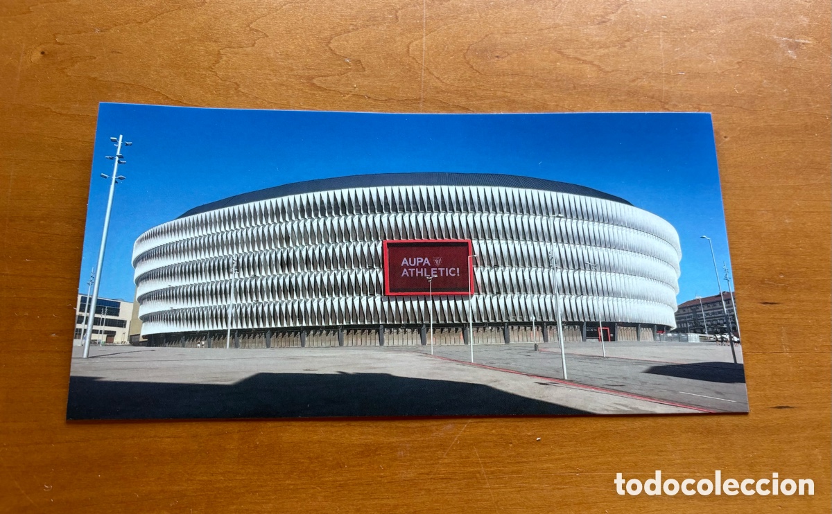 Coleccionismo deportivo: Postal San Mam&eacute;s 21X10 Athletic Club Bilbao