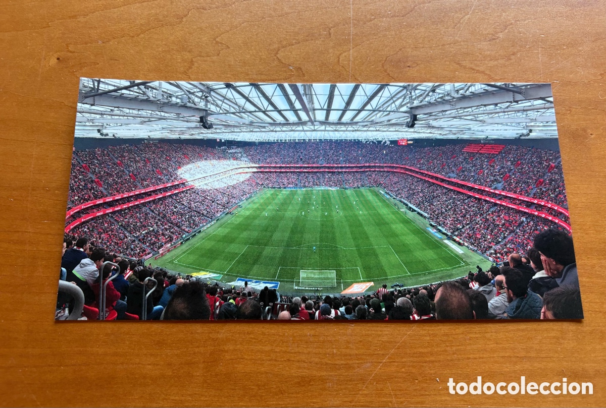 Coleccionismo deportivo: Postal San Mam&eacute;s 21X10 Athletic Club Bilbao