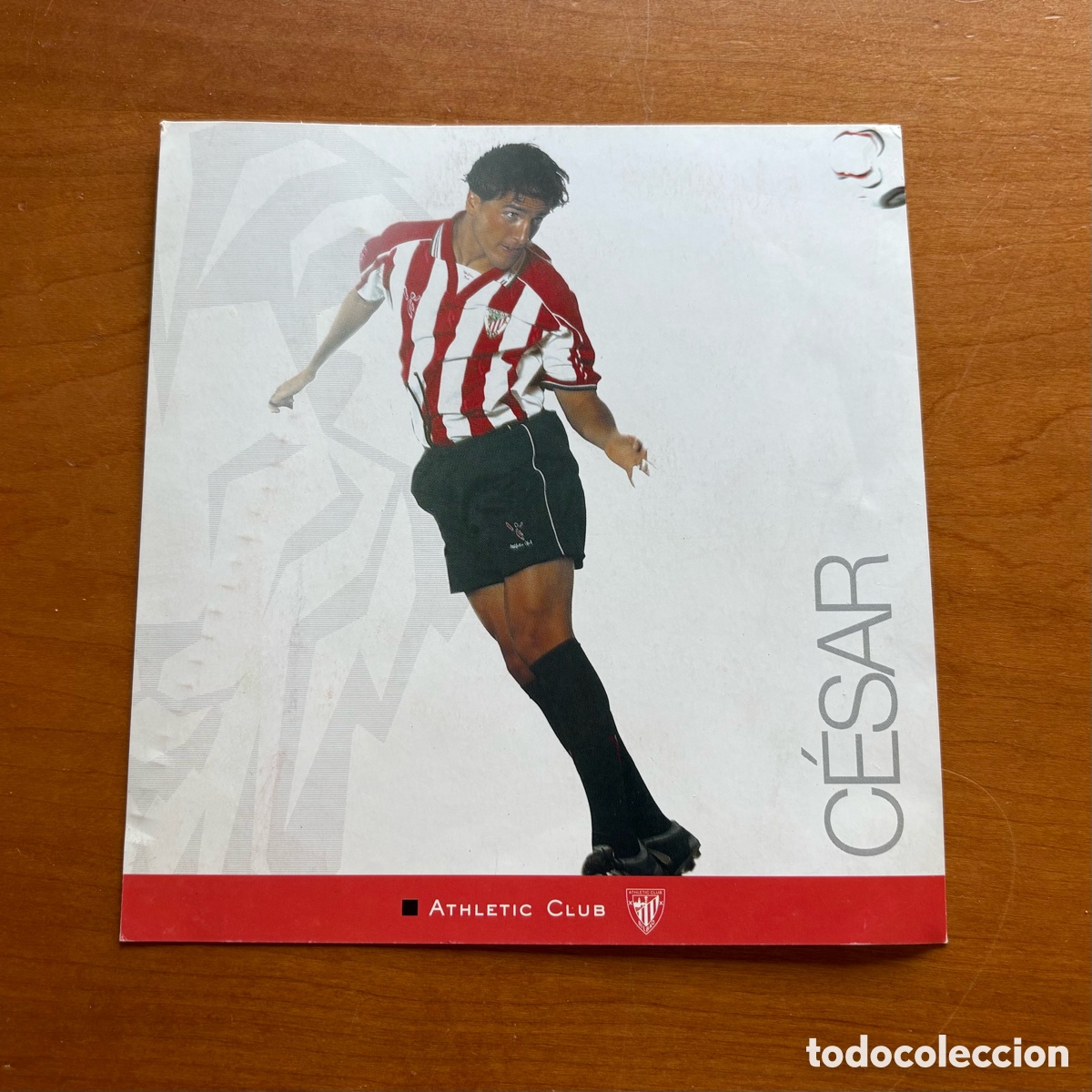 Coleccionismo deportivo: Postal C&eacute;sar 01-02 Athletic Club Bilbao