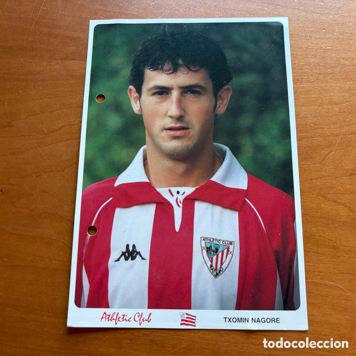 Coleccionismo deportivo: Postal Txomin Nagore 98-99 Athletic Club Bilbao