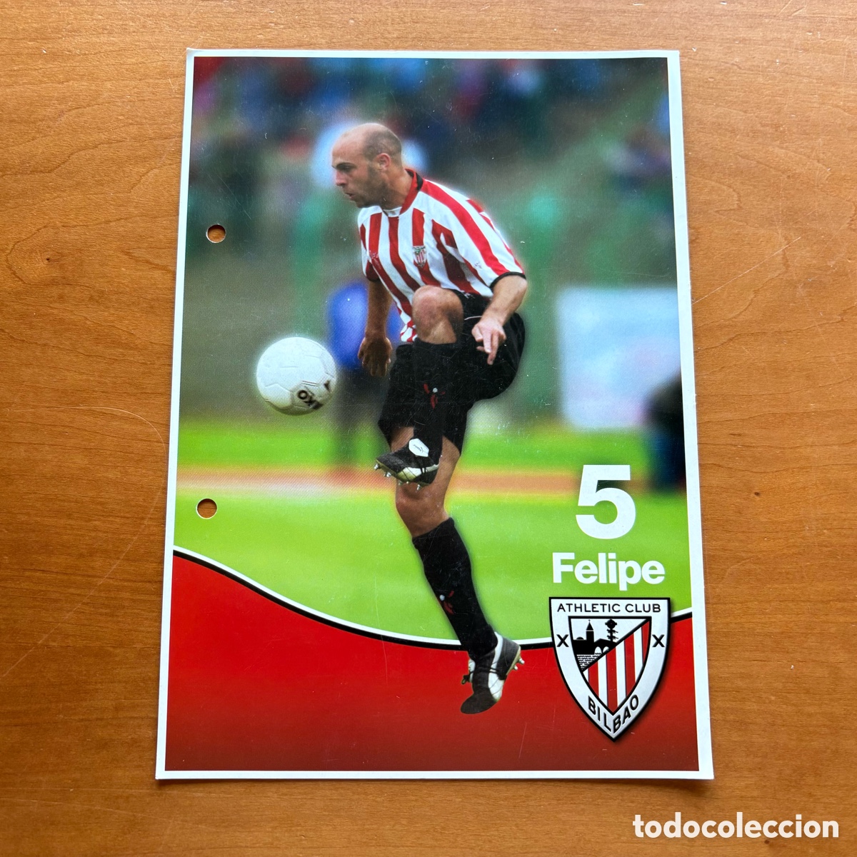 Coleccionismo deportivo: Postal Felipe Gur&eacute;ndez 05-06 Athletic Club Bilbao