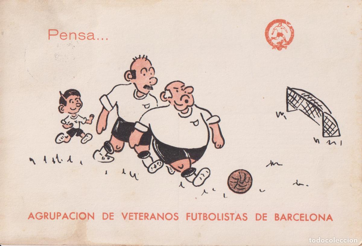 Coleccionismo deportivo: LUSTRADOR: JOS&Eacute; PE&Ntilde;ARROYA, PENSA... - AGRUPACI&Oacute;N DE VETERANOS FUTBOLISTAS DE BARCELONA &ndash; CIRCULADA