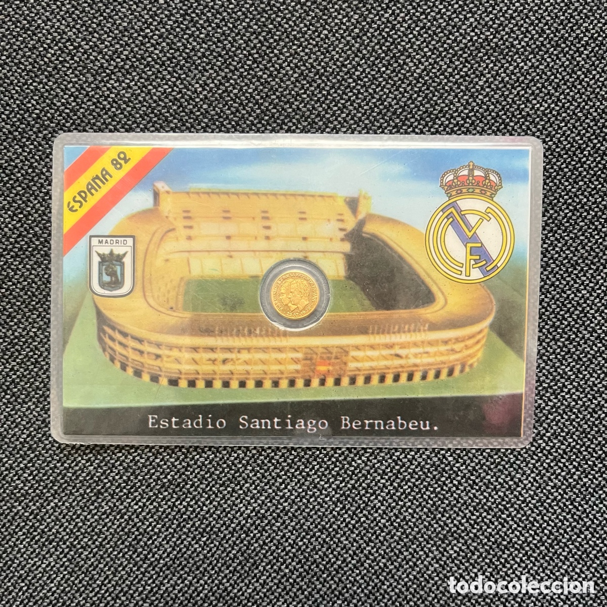Coleccionismo deportivo: AaTARJETA CONMEMORATIVA DEL MUNDIAL DE F&Uacute;TBOL ESPA&Ntilde;A 82