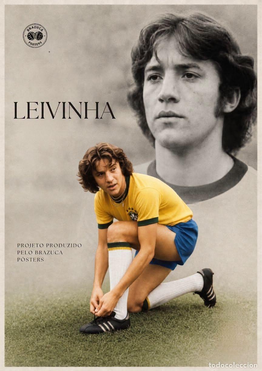 Coleccionismo deportivo: POSTAL LEIVINHA BRASIL (REVERSO EN BLANCO)