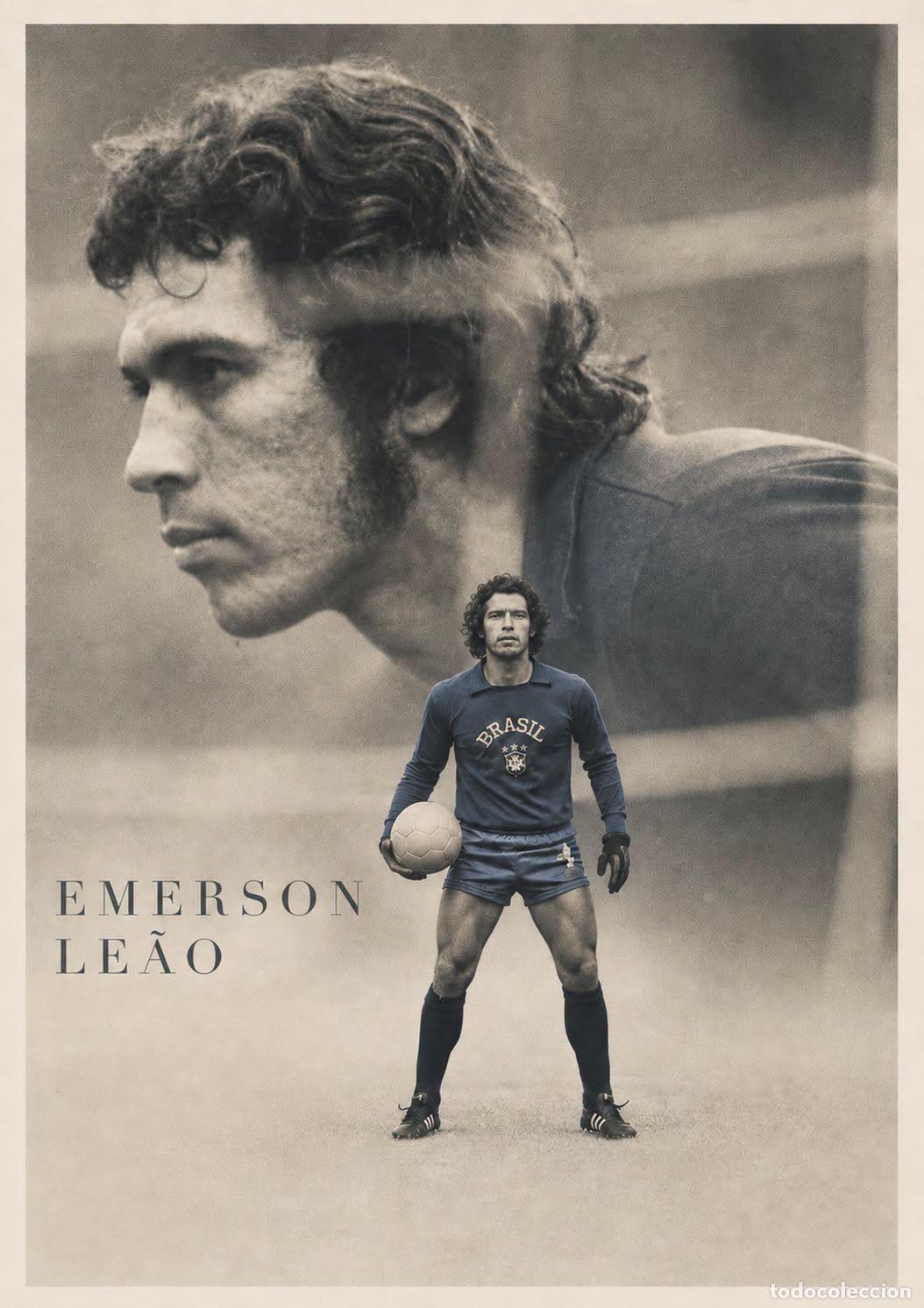 Coleccionismo deportivo: POSTAL EMERSON LEAO BRASIL (REVERSO EN BLANCO)