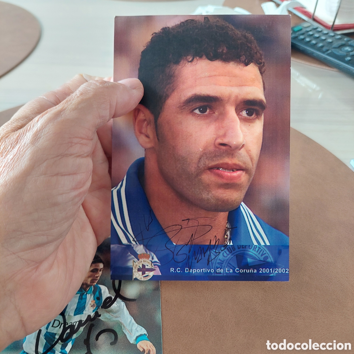 Coleccionismo deportivo: 2 jugadores Deportivo Coru&ntilde; - Foto 5