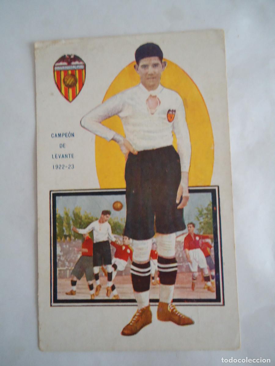 Coleccionismo deportivo: POSTAL PUBLICITARIA DE CHOCOLATES AMATLLER , JUGADORES DE FUTBOL. PI&Ntilde;OL. 1922-23. PP -13