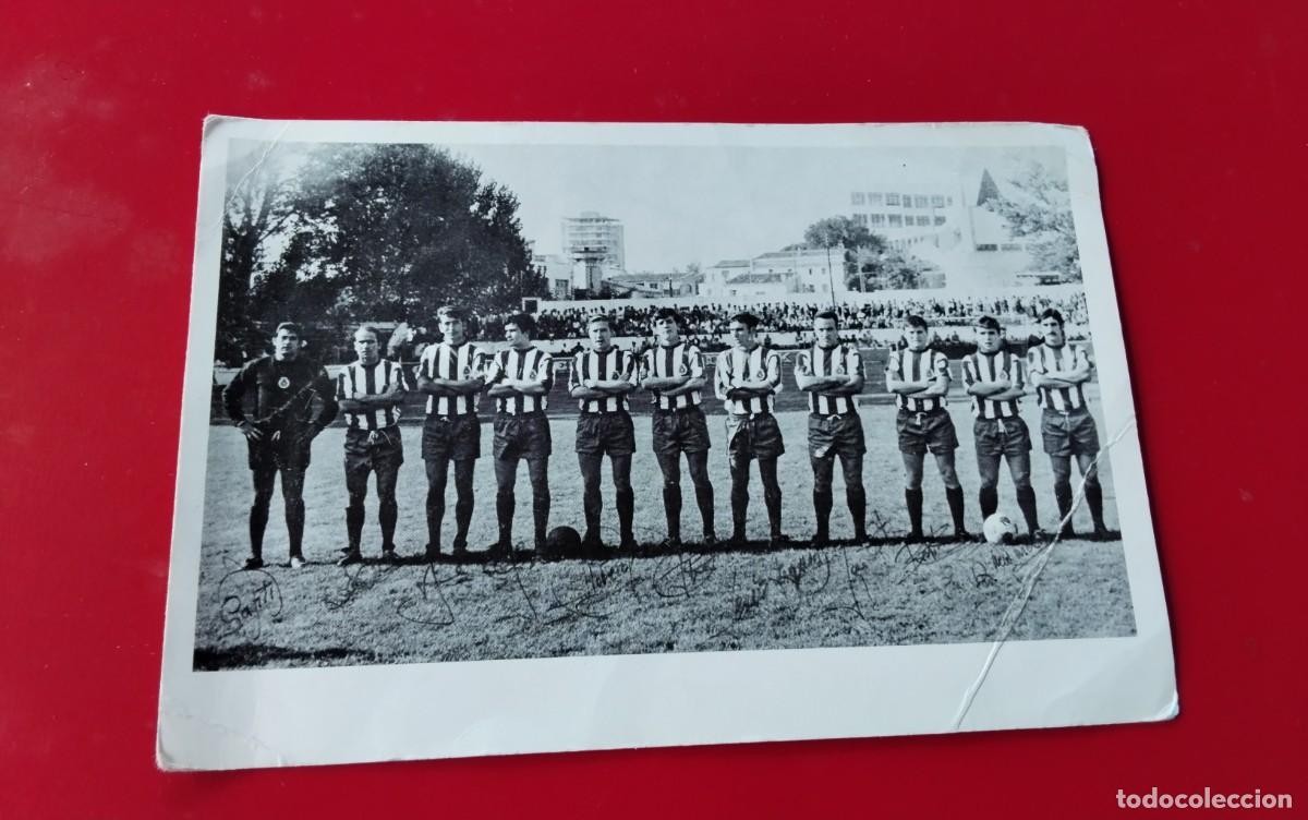 Coleccionismo deportivo: GIRONA C.F POSTAL ANTIGUA DE LA PLANTILLA DE FUTBOL TEMPORADA 68/69 , VER