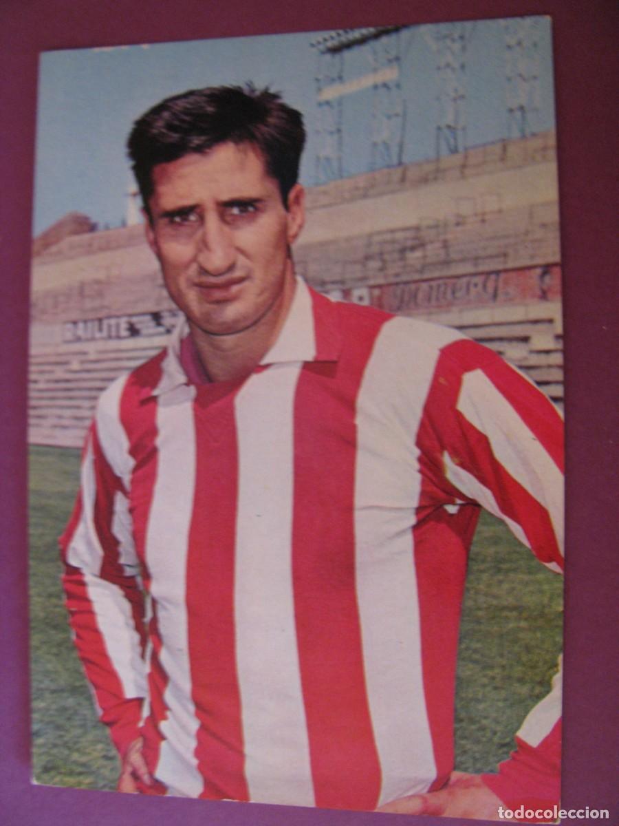 Coleccionismo deportivo: POSTAL DE ATLETICO MADRID. OSCAR COLOR, BERGAS. CALLEJA