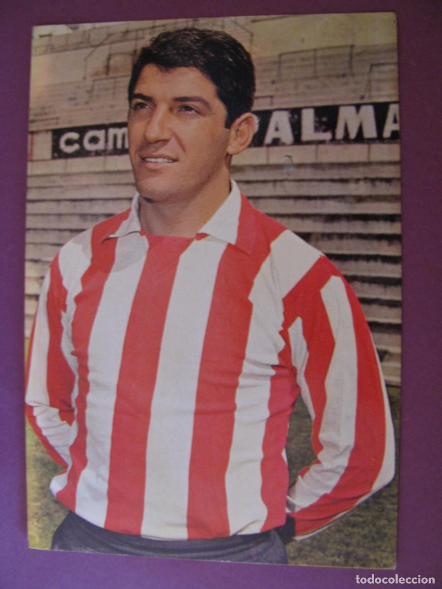 Coleccionismo deportivo: POSTAL DE ATLETICO MADRID. OSCAR COLOR, BERGAS. COLLAR