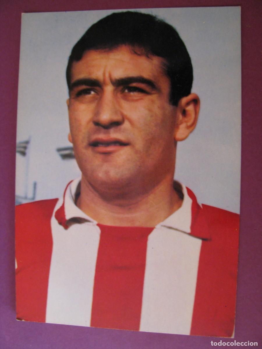 Coleccionismo deportivo: POSTAL DE ATLETICO MADRID. OSCAR COLOR, BERGAS. JAYO