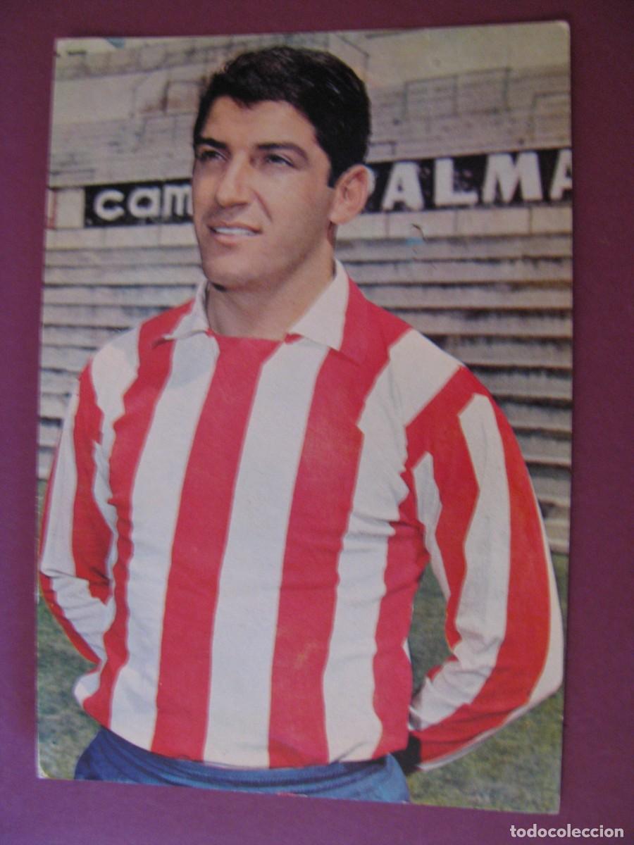 Coleccionismo deportivo: POSTAL DE ATLETICO MADRID. OSCAR COLOR, BERGAS. COLLAR