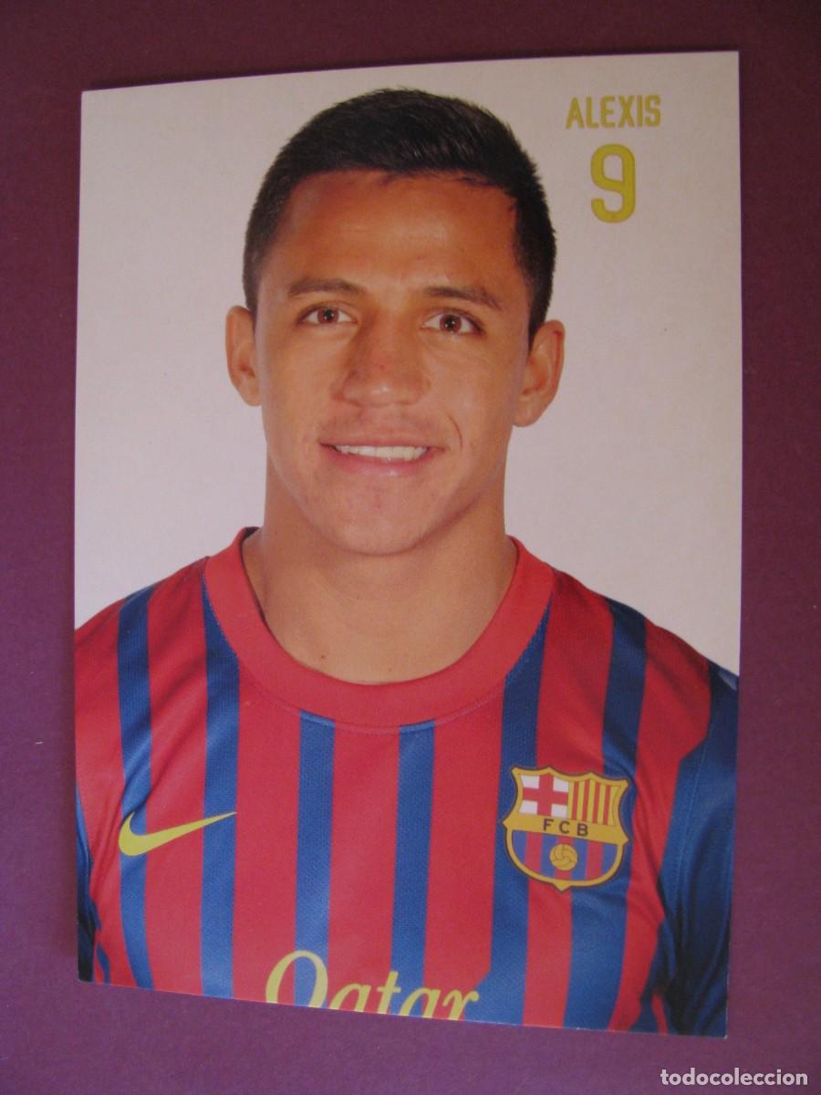 Coleccionismo deportivo: POSTAL DE F. C. BARCELONA. TEMPORADA 2011 - 2012. JUGADOR ALEXIS