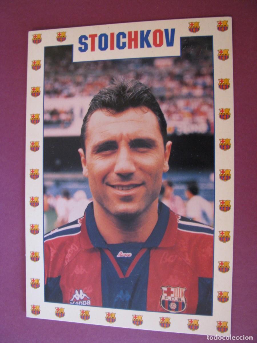 Coleccionismo deportivo: POSTAL DE F. C. BARCELONA. 1996. STOICHKOV