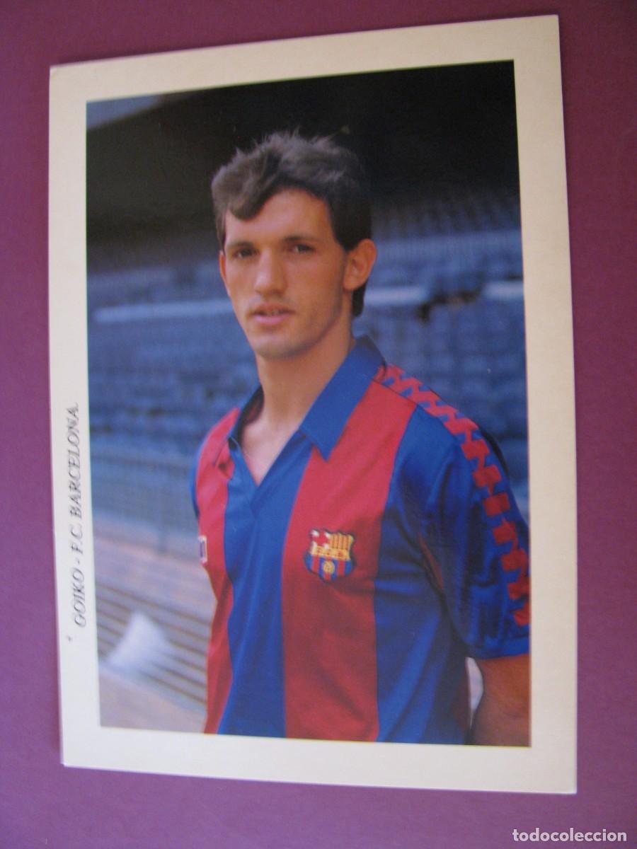 Coleccionismo deportivo: POSTAL DE F. C. BARCELONA. 1992. JUGADOR GOIKO
